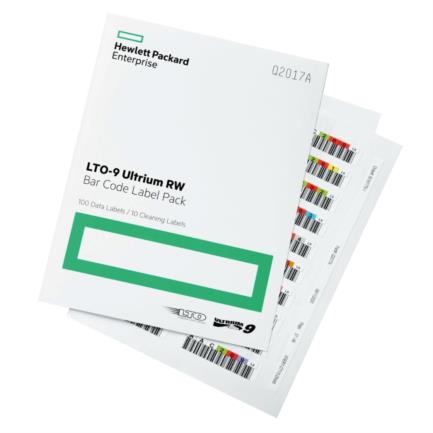 Paquete de Etiquetas de Código de Barras HPE LTO-9 Ultrium RW - imagen 1
