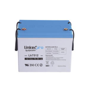 Batería de respaldo 12 V | 75 Ah | AGM | Especial para equipo electrónico | UPS | Sistemas de Emergencia | Aplicaciones Fotovoltaicas | Terminales T3