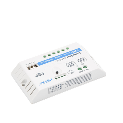 Controlador Solar PWM / 10A / 12/24V / Puerto USB / Indicadores LED / Tierra Positivo Común - imagen 4