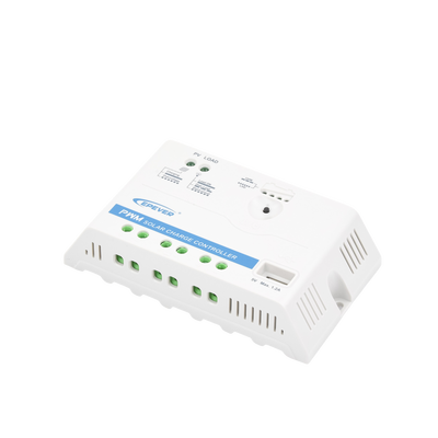 Controlador Solar PWM 12/24 V 20 A, Salida USB - imagen 3