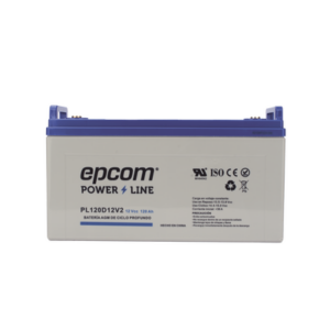 Batería de respaldo 12 120 Ah AGM | Certificada UL94-HB Retardo a la flama básica | Ciclo profundo | Para uso en aplicaciones fotovoltaicas y de emergencia | Terminales T4