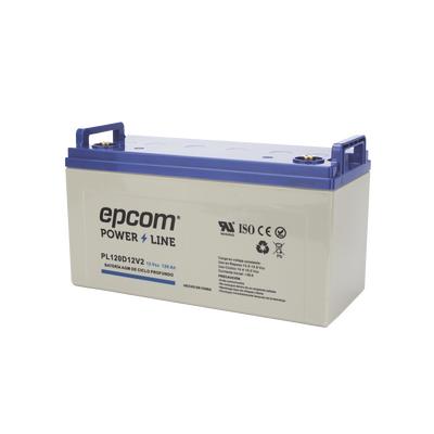 Batería de respaldo 12 120 Ah AGM | Certificada UL94-HB Retardo a la flama básica | Ciclo profundo | Para uso en aplicaciones fotovoltaicas y de emergencia | Terminales T4 - imagen 1