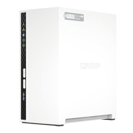 Unidad NAS QNAP CPU ARM Cortex A55 Quad Core 2.0Ghz 2GB RAM RJ45 GbE 2 Bahias 3.5″ Linux Sin Discos - imagen 1