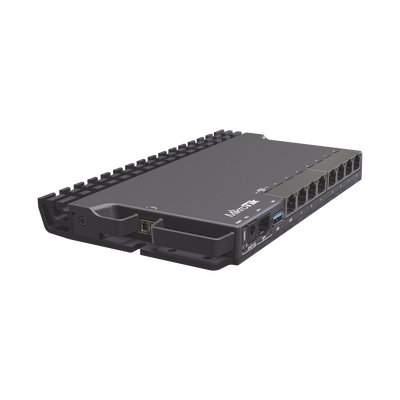 (RB5009UG+S+IN) RouterBoard, CPU 4 Núcleos, 8 Puertos Gigabit, 1 SFP+, Solo RouterOS v7 - imagen 2