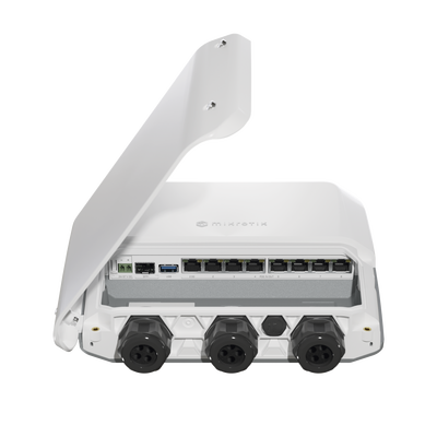 RB5009UPr+S+OUT 8 puertos PoE in/out, 1 SFP+, Solo RouterOS v7 para Exterior - imagen 4