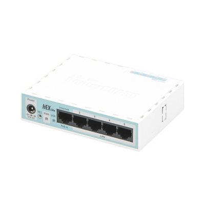 (hEX lite) RouterBoard, 5 Puertos Fast Ethernet - imagen 1