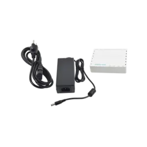 (hEX PoE LITE) RouterBoard, 5 Puertos Fast Ethernet, 4 con PoE Pasivo, 1 Puerto USB