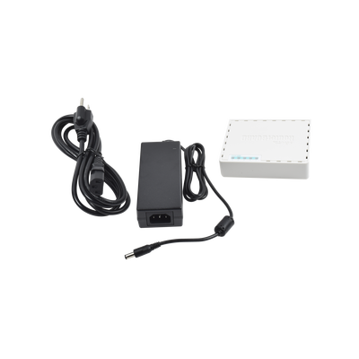 (hEX PoE LITE) RouterBoard, 5 Puertos Fast Ethernet, 4 con PoE Pasivo, 1 Puerto USB - imagen 2