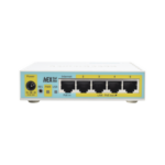 (hEX PoE LITE) RouterBoard, 5 Puertos Fast Ethernet, 4 con PoE Pasivo, 1 Puerto USB miniatura 1