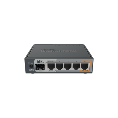 (hEX S) Router Dual Core, 5 puertos Gigabit, 1 Puerto SFP, PoE in, PoE Out - imagen 2