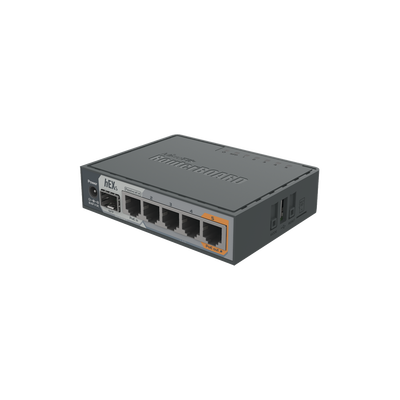 (hEX S) Router Dual Core, 5 puertos Gigabit, 1 Puerto SFP, PoE in, PoE Out - imagen 1