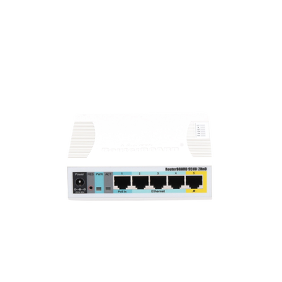 RouterBoard, 5 Puertos Fast, 1 Puerto USB, WiFi 2.4 GHz 802.11 b/g/n, Gran Cobertura con Antena 2.5 dbi, hasta 1 Watt de Potencia - imagen 3