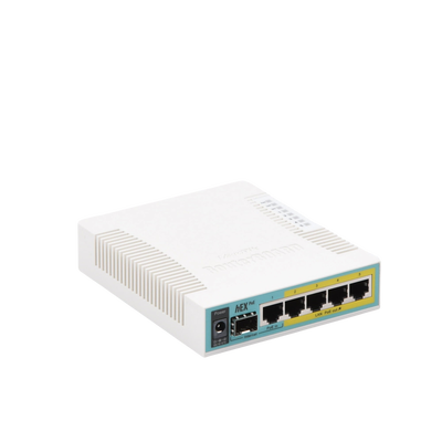 (hEX PoE) Routerboard 5 puertos Gigabit Ethernet PoE 802.3at, 1 Puerto USB - imagen 4
