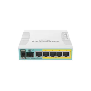 (hEX PoE) Routerboard 5 puertos Gigabit Ethernet PoE 802.3at, 1 Puerto USB