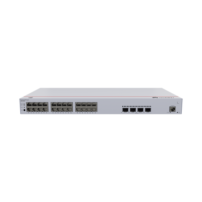 Switch de Acceso eKit Administrable / Capa 2 / 24 Puertos PoE+ Gigabit + 4 Puertos SFP+/SFP + Puerto de Consola / Poe Perpetuo / Presupuesto PoE 400 W / Sin Licenciamiento - imagen 1