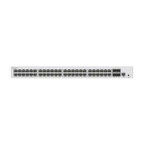 Switch de Acceso Gigabit Administrable PoE Capa 2 / 48 puertos 10/100/1000 Mbps (PoE) / 4 Puertos 1GE SFP Uplink / ERPS / IMGP Snooping / DHCP Snooping / PoE Perpetuo / 380W / Administración Nube Gratis