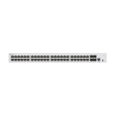 Switch de Acceso Gigabit Administrable PoE Capa 2 / 48 puertos 10/100/1000 Mbps (PoE) / 4 Puertos 1GE SFP Uplink / ERPS / IMGP Snooping / DHCP Snooping / PoE Perpetuo / 380W / Administración Nube Gratis - imagen 2