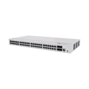 Switch de Acceso Gigabit Administrable PoE Capa 2 / 48 puertos 10/100/1000 Mbps (PoE) / 4 Puertos 1GE SFP Uplink / ERPS / IMGP Snooping / DHCP Snooping / PoE Perpetuo / 380W / Administración Nube Gratis