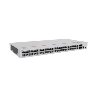 Switch de Acceso Gigabit Administrable PoE Capa 2 / 48 puertos 10/100/1000 Mbps (PoE) / 4 Puertos 10GE SFP+ Uplink / ERPS / IMGP Snooping / DHCP Snooping / PoE Perpetuo / 380W / Administración Nube Gratis - imagen 2