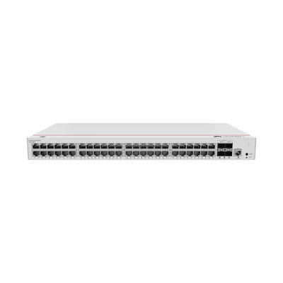Switch de Acceso Gigabit Administrable PoE Capa 2 / 48 puertos 10/100/1000 Mbps (PoE) / 4 Puertos 10GE SFP+ Uplink / ERPS / IMGP Snooping / DHCP Snooping / PoE Perpetuo / 380W / Administración Nube Gratis - imagen 1
