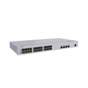 Switch de Distribución/Core Gigabit Administrable PoE Capa 3 / 24 puertos 10/100/1000 Mbps (PoE) / 4 Puertos 10GE SFP+ Uplink / ERPS / Rutas Estáticas / iStack / PoE Perpetuo / 400W / Administración Nube Gratis