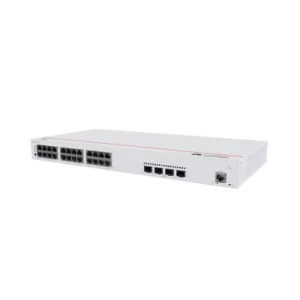 Switch de Distribución/Core Gigabit Administrable PoE Capa 3 / 24 puertos 10/100/1000 Mbps (PoE) / 4 Puertos 10GE SFP+ Uplink / ERPS / Rutas Estáticas / iStack / PoE Perpetuo / 400W / Administración Nube Gratis