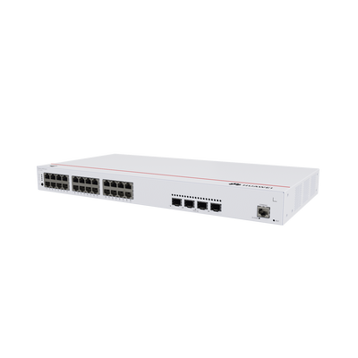 Switch de Distribución/Core Gigabit Administrable PoE Capa 3 / 24 puertos 10/100/1000 Mbps (PoE) / 4 Puertos 10GE SFP+ Uplink / ERPS / Rutas Estáticas / iStack / PoE Perpetuo / 400W / Administración Nube Gratis - imagen 4