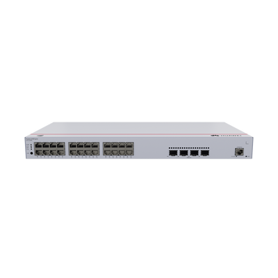 Switch de Distribución/Core Gigabit Administrable PoE Capa 3 / 24 puertos 10/100/1000 Mbps (PoE) / 4 Puertos 10GE SFP+ Uplink / ERPS / Rutas Estáticas / iStack / PoE Perpetuo / 400W / Administración Nube Gratis - imagen 1