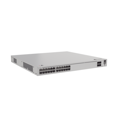 Switch de Distribución/Core Gigabit Administrable PoE Capa 3 / 24 puertos 1000/2.5Gbps (PoE) / 4 Puertos 10GE SFP+ Uplink / ERPS / Rutas Estáticas / iStack / PoE Perpetuo / 400W / Administración Nube Gratis - imagen 2
