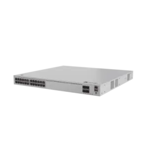Switch de Distribución/Core Gigabit Administrable PoE Capa 3 / 24 puertos 1000/2.5Gbps (PoE) / 4 Puertos 10GE SFP+ Uplink / ERPS / Rutas Estáticas / iStack / PoE Perpetuo / 400W / Administración Nube Gratis