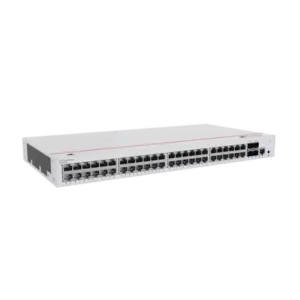 Switch de Distribución/Core Gigabit Administrable PoE Capa 3 / 48 puertos 10/100/1000 Mbps (PoE) / 4 Puertos 1GE SFP Uplink / ERPS / Rutas Estáticas / iStack / PoE Perpetuo / 380W / Administración Nube Gratis