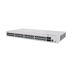 Switch de Distribución/Core Gigabit Administrable PoE Capa 3 / 48 puertos 10/100/1000 Mbps (PoE) / 4 Puertos 1GE SFP Uplink / ERPS / Rutas Estáticas / iStack / PoE Perpetuo / 380W / Administración Nube Gratis