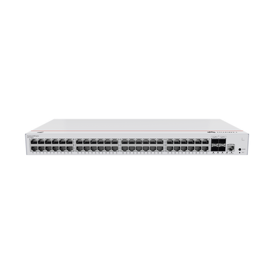 Switch de Distribución/Core Gigabit Administrable PoE Capa 3 / 48 puertos 10/100/1000 Mbps (PoE) / 4 Puertos 1GE SFP Uplink / ERPS / Rutas Estáticas / iStack / PoE Perpetuo / 380W / Administración Nube Gratis - imagen 1