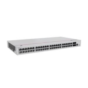 Switch de Distribución/Core Gigabit Administrable PoE Capa 3 / 48 puertos 10/100/1000 Mbps (PoE) / 4 Puertos 10GE SFP+ Uplink / ERPS / Rutas Estáticas / iStack / PoE Perpetuo / 380W / Administración Nube Gratis