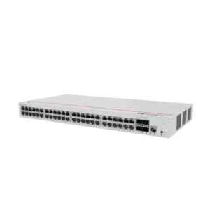 Switch de Distribución/Core Gigabit Administrable PoE Capa 3 / 48 puertos 10/100/1000 Mbps (PoE) / 4 Puertos 10GE SFP+ Uplink / ERPS / Rutas Estáticas / iStack / PoE Perpetuo / 380W / Administración Nube Gratis