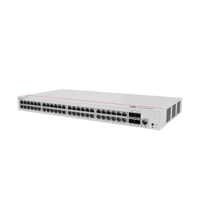 Switch de Distribución/Core Gigabit Administrable PoE Capa 3 / 48 puertos 10/100/1000 Mbps (PoE) / 4 Puertos 10GE SFP+ Uplink / ERPS / Rutas Estáticas / iStack / PoE Perpetuo / 380W / Administración Nube Gratis - imagen 4