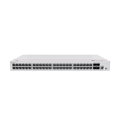 Switch de Distribución/Core Gigabit Administrable PoE Capa 3 / 48 puertos 10/100/1000 Mbps (PoE) / 4 Puertos 10GE SFP+ Uplink / ERPS / Rutas Estáticas / iStack / PoE Perpetuo / 380W / Administración Nube Gratis - imagen 1