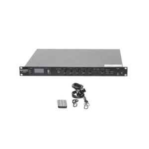 Amplificador Mezclador | 120W RMS | Sistema 100V y Baja Impedancia | MP3 | Tuner | Bluetooth | Música ambiental y Voceo