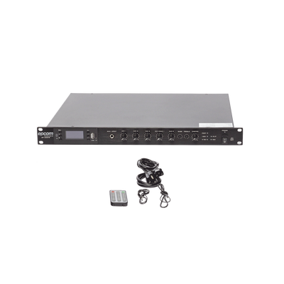 Amplificador Mezclador | 120W RMS | Sistema 100V y Baja Impedancia | MP3 | Tuner | Bluetooth | Música ambiental y Voceo - imagen 5