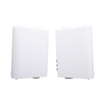Altavoces Amplificada de Montaje en Pared 5″+1.5″ | RMS 20W@8ohms y Pasivo 20W | Material ABS | Reja Metálica | Bracket de Metal | Color Blanco miniatura 2