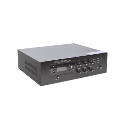 Mini Amplificador de Audio Mezclador | 120W RMS | Sistema 70/100V | MP3 | Tuner | Bluetooth | Musica ambiental y Voceo - imagen 2