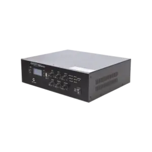 Mini Amplificador de Audio Mezclador | 120W RMS | Sistema 70/100V | MP3 | Tuner | Bluetooth | Musica ambiental y Voceo