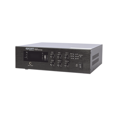 Mini Amplificador de Audio Mezclador | 240W RMS | Sistema 70/100V | MP3 | Tuner | Bluetooth | Musica ambiental y Voceo - imagen 2