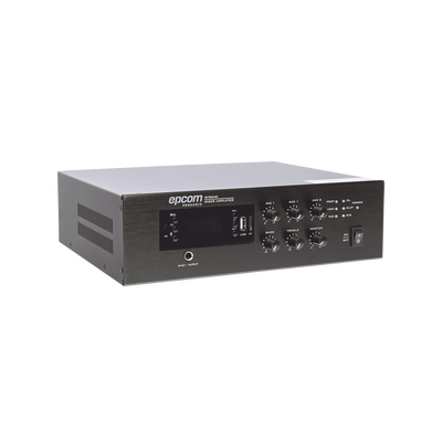 Mini Amplificador de Audio Mezclador | 240W RMS | Sistema 70/100V | MP3 | Tuner | Bluetooth | Musica ambiental y Voceo - imagen 3