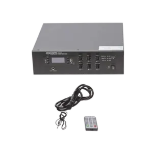 Mini Amplificador de Audio Mezclador | 240W RMS | Sistema 70/100V | MP3 | Tuner | Bluetooth | Musica ambiental y Voceo