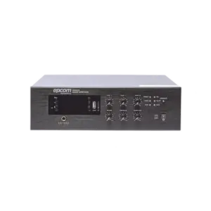 Mini Amplificador de Audio Mezclador | 240W RMS | Sistema 70/100V | MP3 | Tuner | Bluetooth | Musica ambiental y Voceo