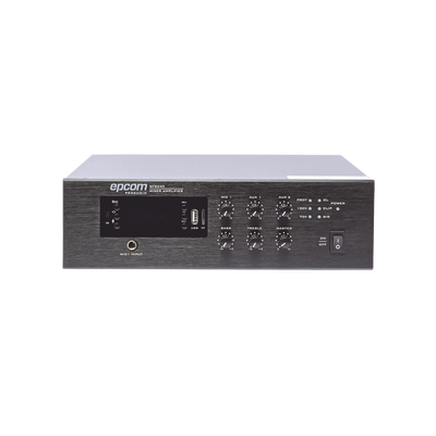 Mini Amplificador de Audio Mezclador | 240W RMS | Sistema 70/100V | MP3 | Tuner | Bluetooth | Musica ambiental y Voceo - imagen 1