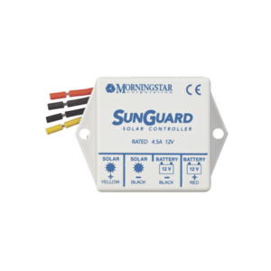 Controlador de Carga Solar PWM SunGuard 4.5 A / 12 VCC / Compensación de Temperatura / 100% Estado Sólido / -40°C a +85°C