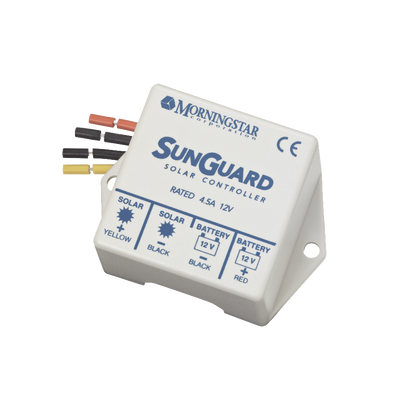 Controlador de Carga Solar PWM SunGuard 4.5 A / 12 VCC / Compensación de Temperatura / 100% Estado Sólido / -40°C a +85°C - imagen 1