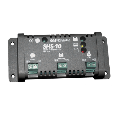 Controlador de Carga Solar PWM 10 A / 12 VCC / Desconexión Automática / IP22 / Protección Integral / Bajo Consumo 8 mA - imagen 1